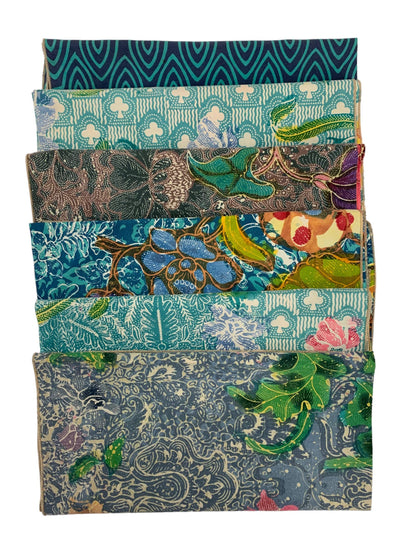 Batik Napkins-Varied color & pattern set/3