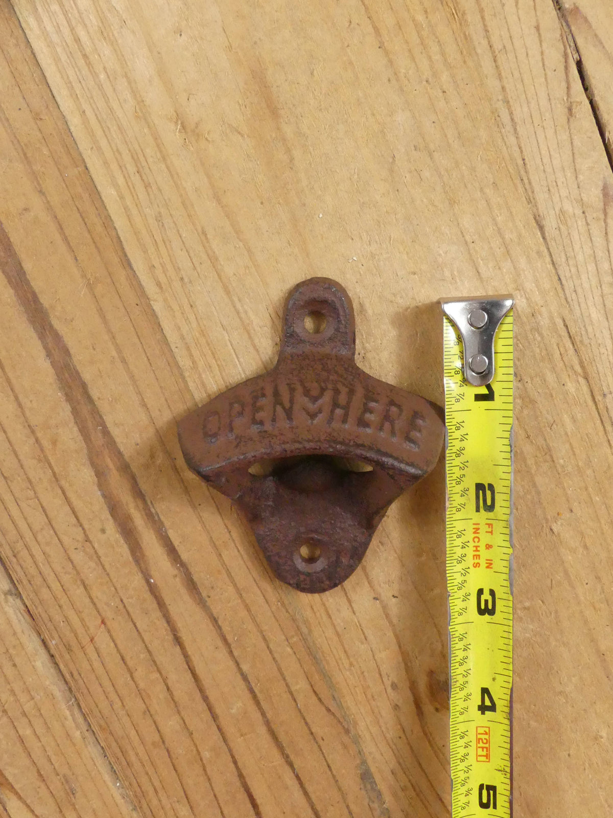 "Open Here"Cast Iron Bottle Opener