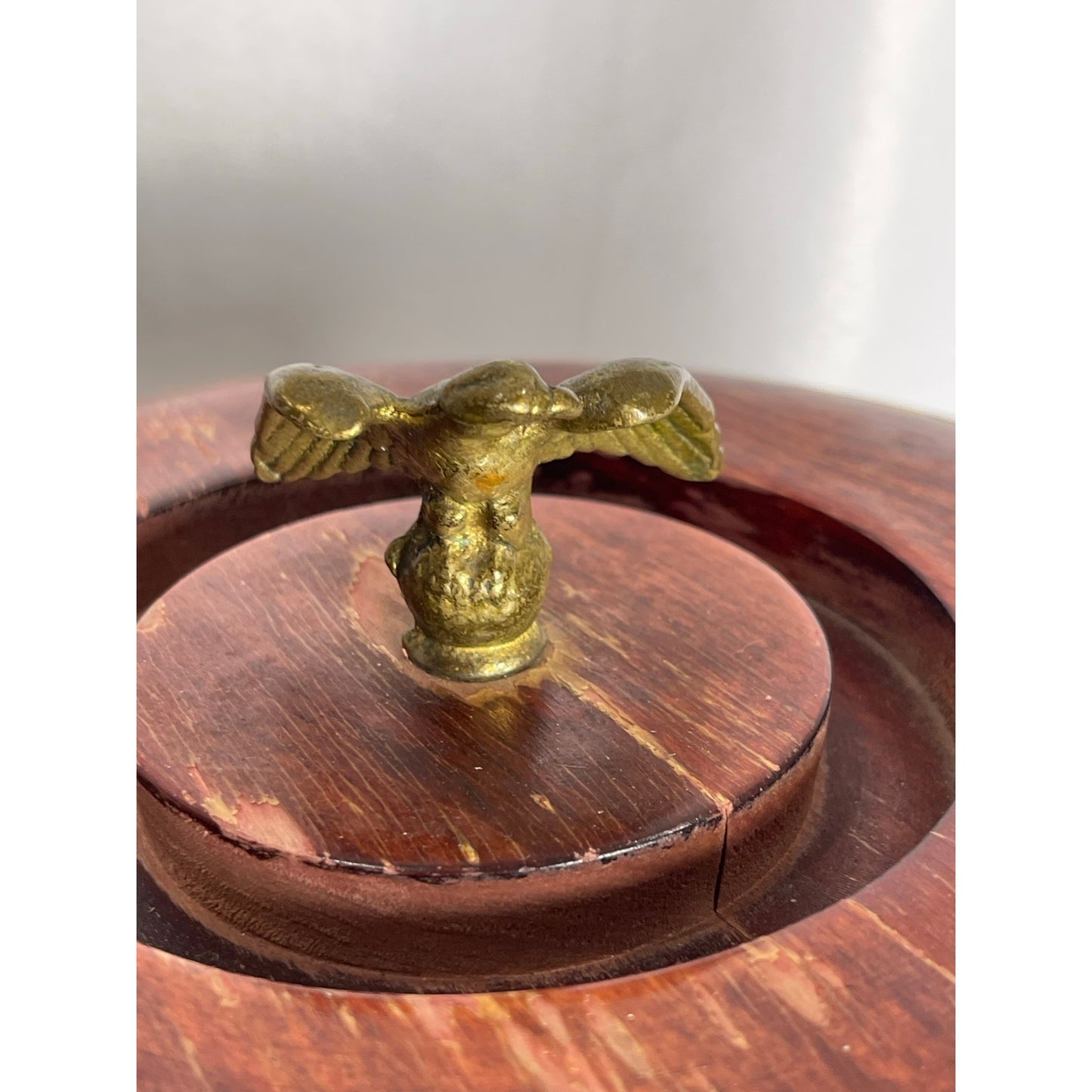 Vintage Loyal Papeete Leather Ice Bucket Reproduction of Fire Bucket 18" tall