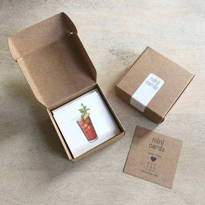 Mini Cards Set / Cocktails . 02 Gin & Vodka
