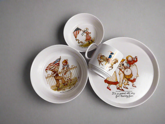Vtg Holly Hobbie Set CSBH