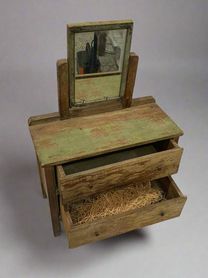 VTG  Doll Dresser Vanity