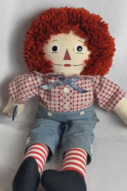 Vtg Raggedy Andy with tag CSBH
