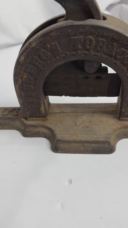 Vintage Cast Iron Tobacco Cutter csdp