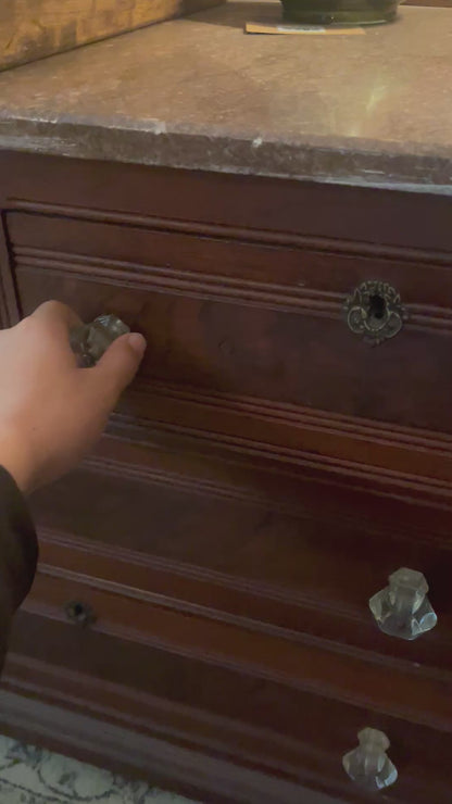 Victorian Marble Top Dresser