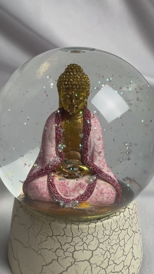 Buddha Music Snow Globe CSBH