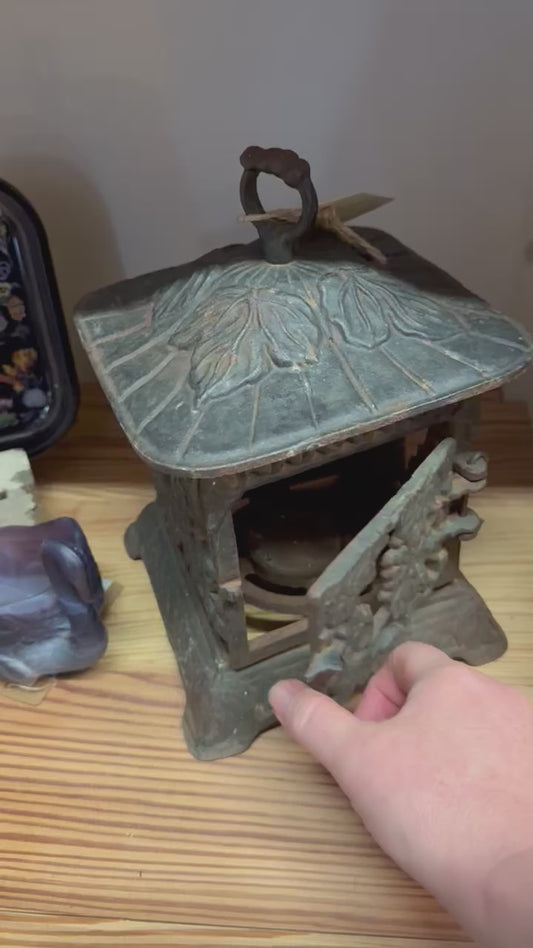 japanese style iron lantern