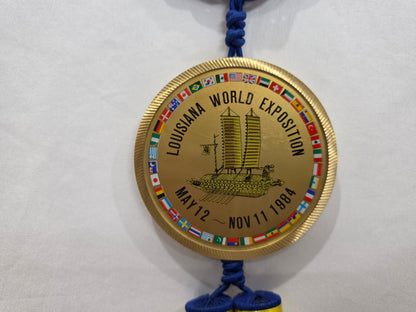 Vintage 1984 Louisiana World Exposition Medallion CSHW