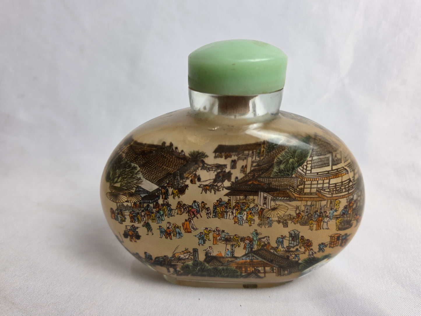 Vintage Chinese Reverse Painted Snuff Bottle XL CSHW