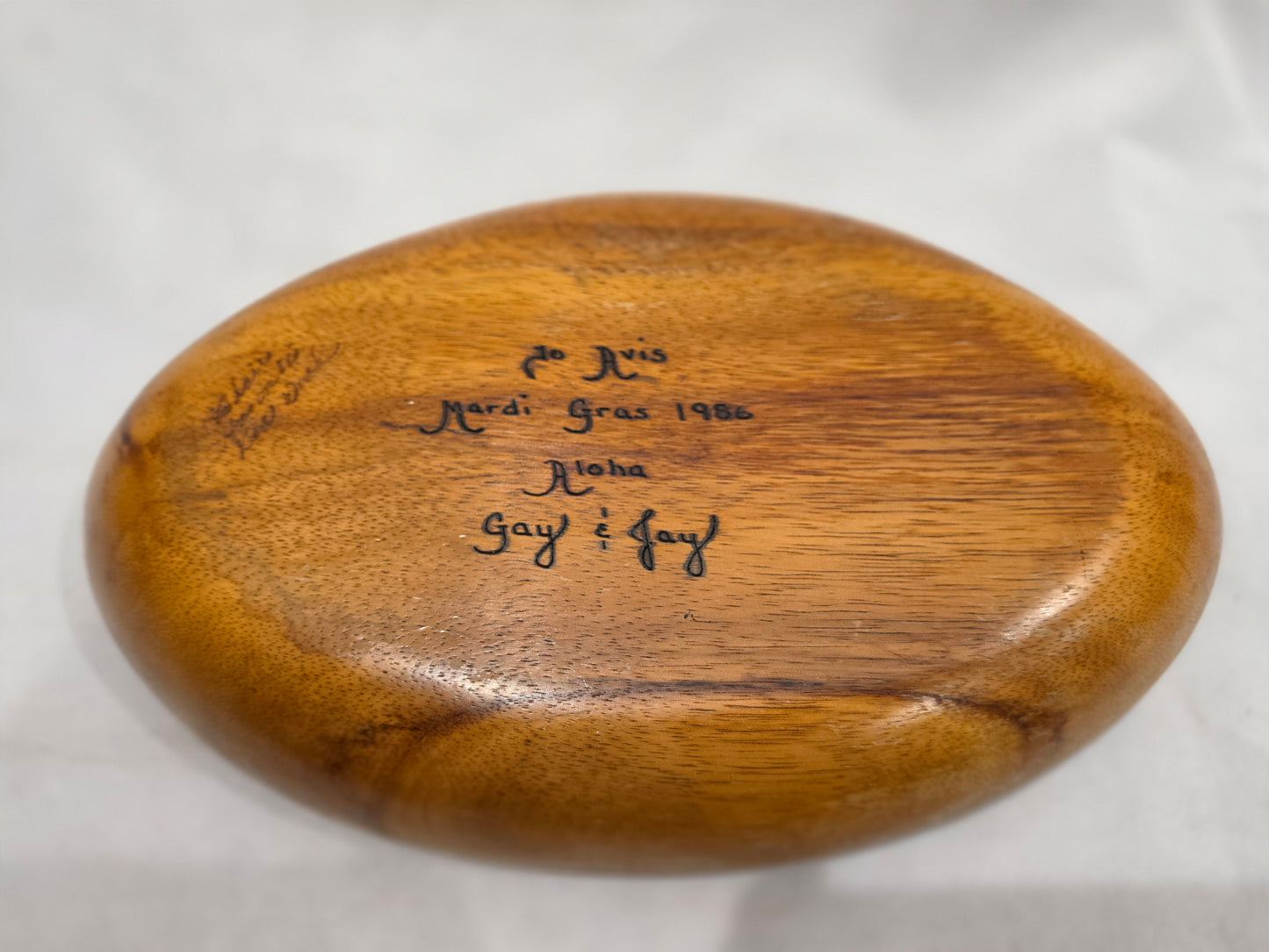 Vintage Wooden Bowl Hawaii CSHW