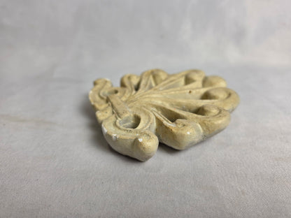 Vintage 1980s Shell Sconce CSHW