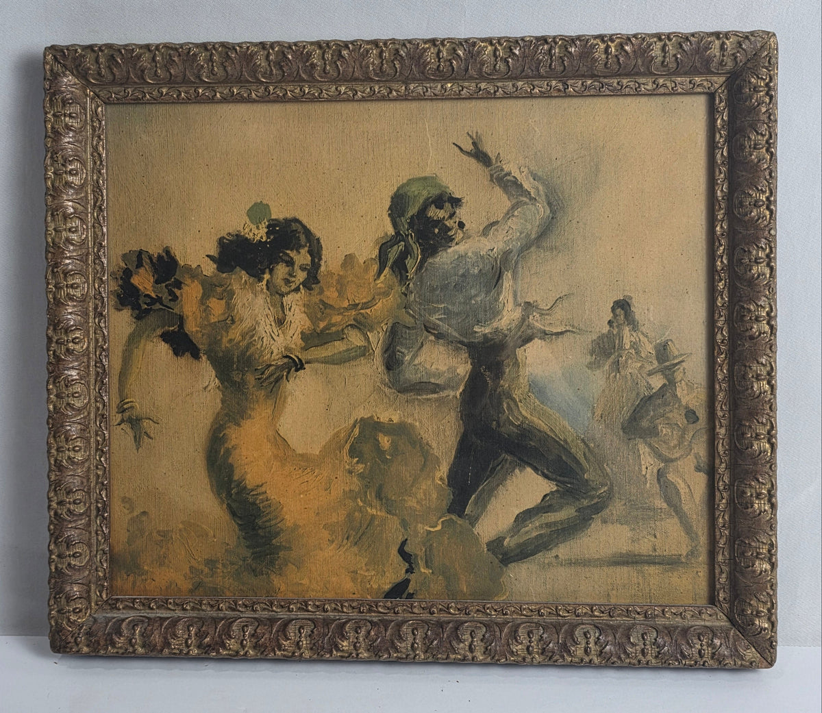 Vtg. Flamenco Dancer Print