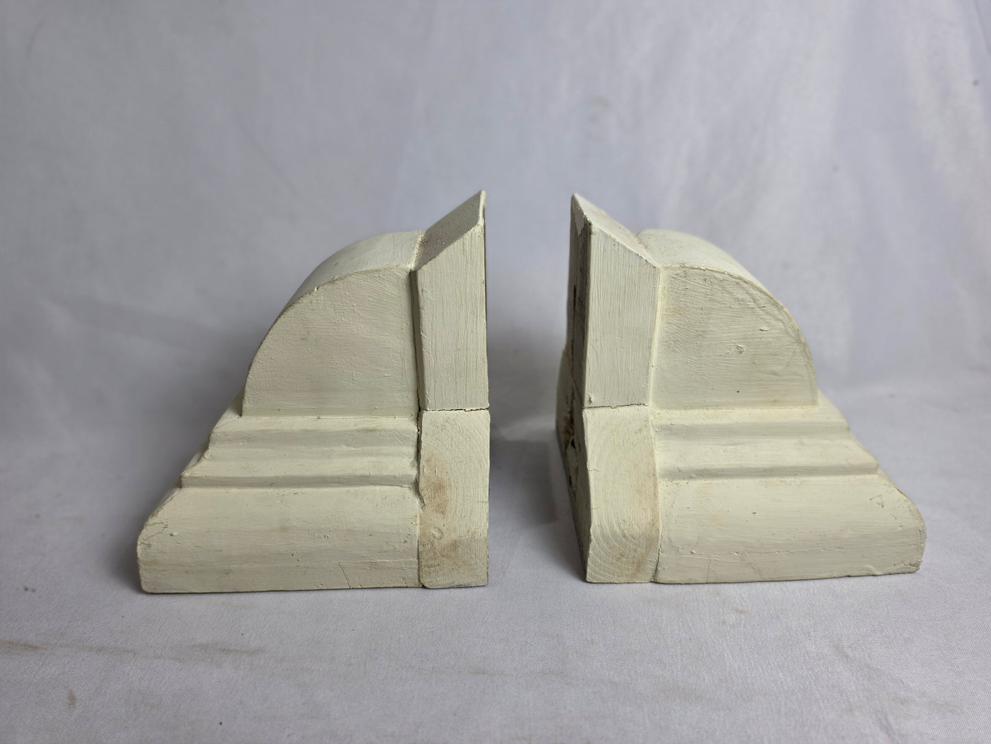 Vintage Wooden Shelves Pair CSHW