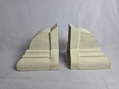 Vintage Wooden Shelves Pair CSHW