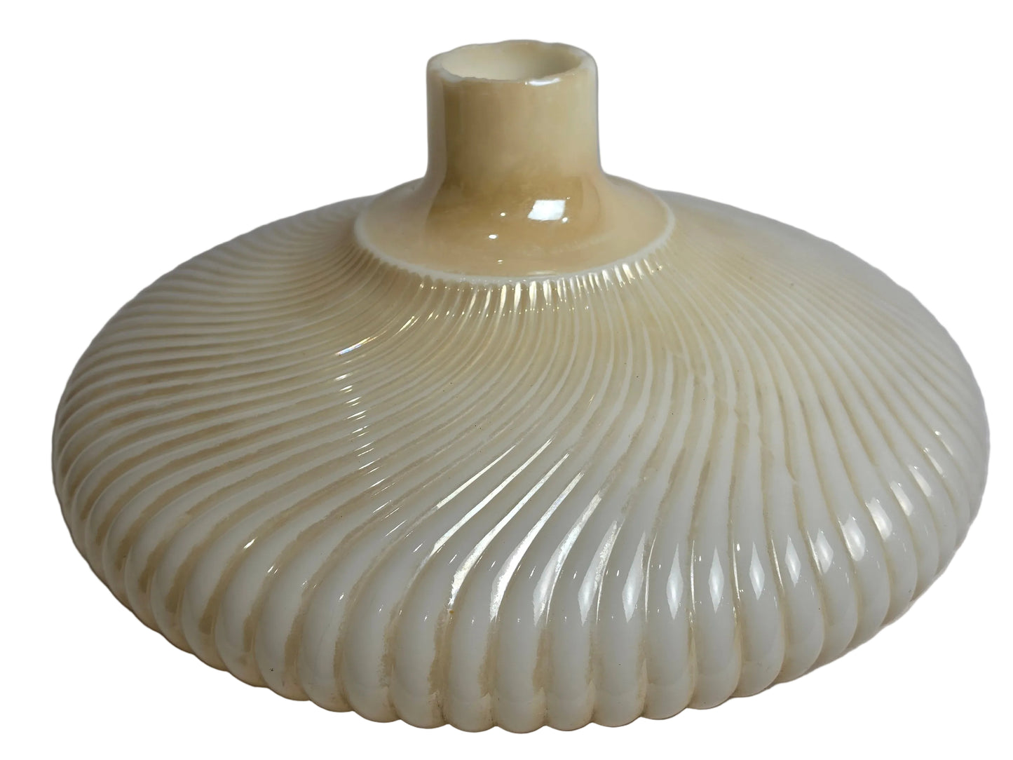 Vintage 1940s Torchiere Lamp Shade Cream CSHW