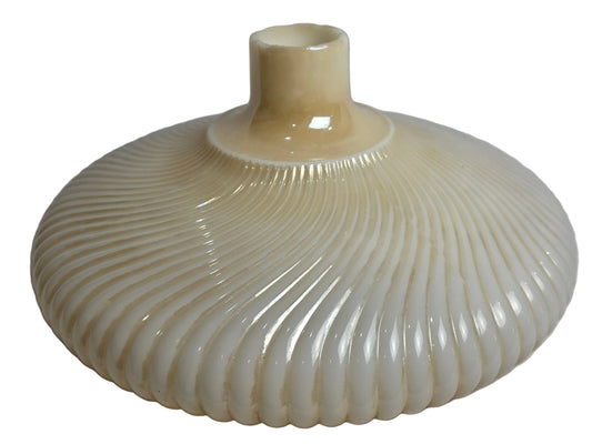 Vintage 1940s Torchiere Lamp Shade Cream CSHW