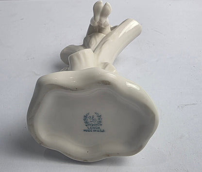 Vtg. Lenox Nude Lady Art Deco Flower Frog