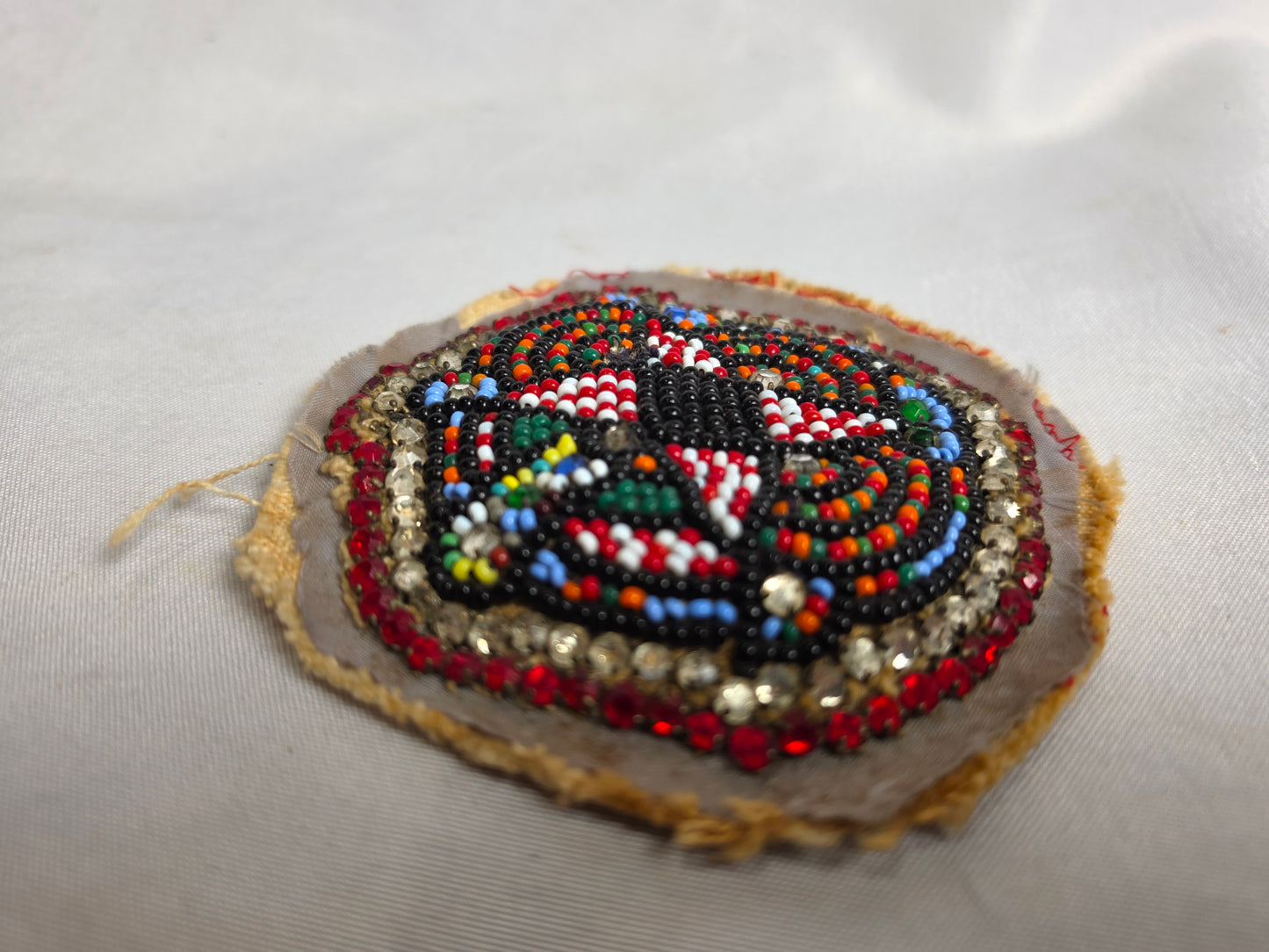 Vintage 1940s Mardi Gras Indian Patch CSHW