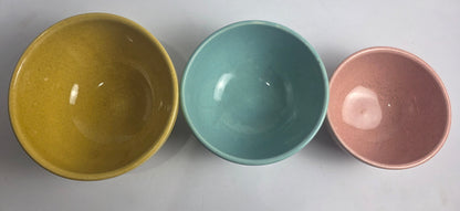 Set of 3 McCoy Pottery Nesting Bowls