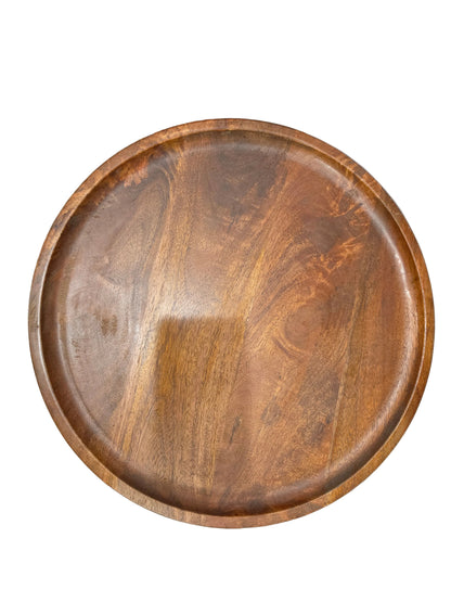 Vintage 1980 Drum Table Mango Wood India CSHW