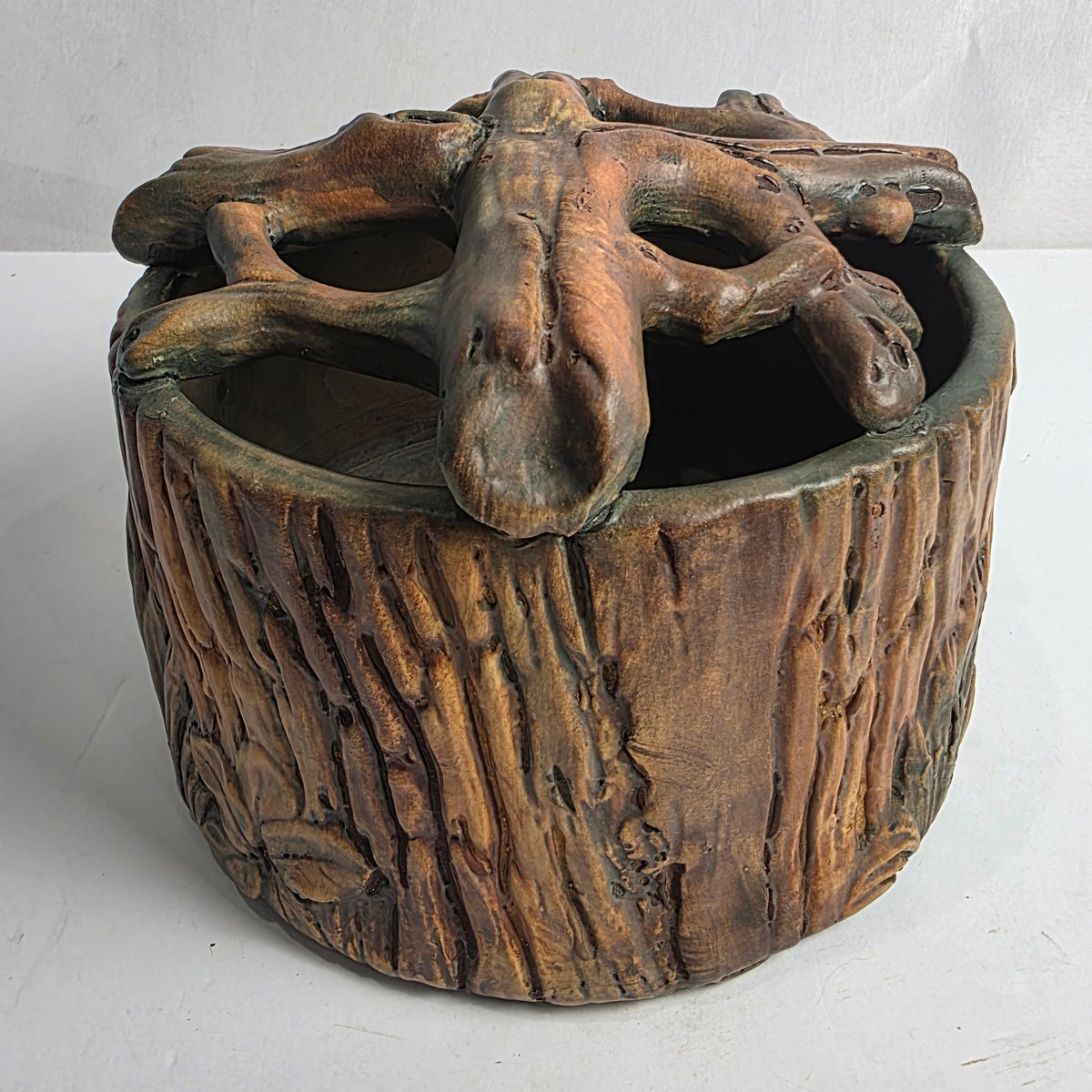Vtg. Weller Pottery Planter Frog