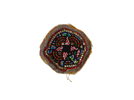 Vintage 1940s Mardi Gras Indian Patch CSHW