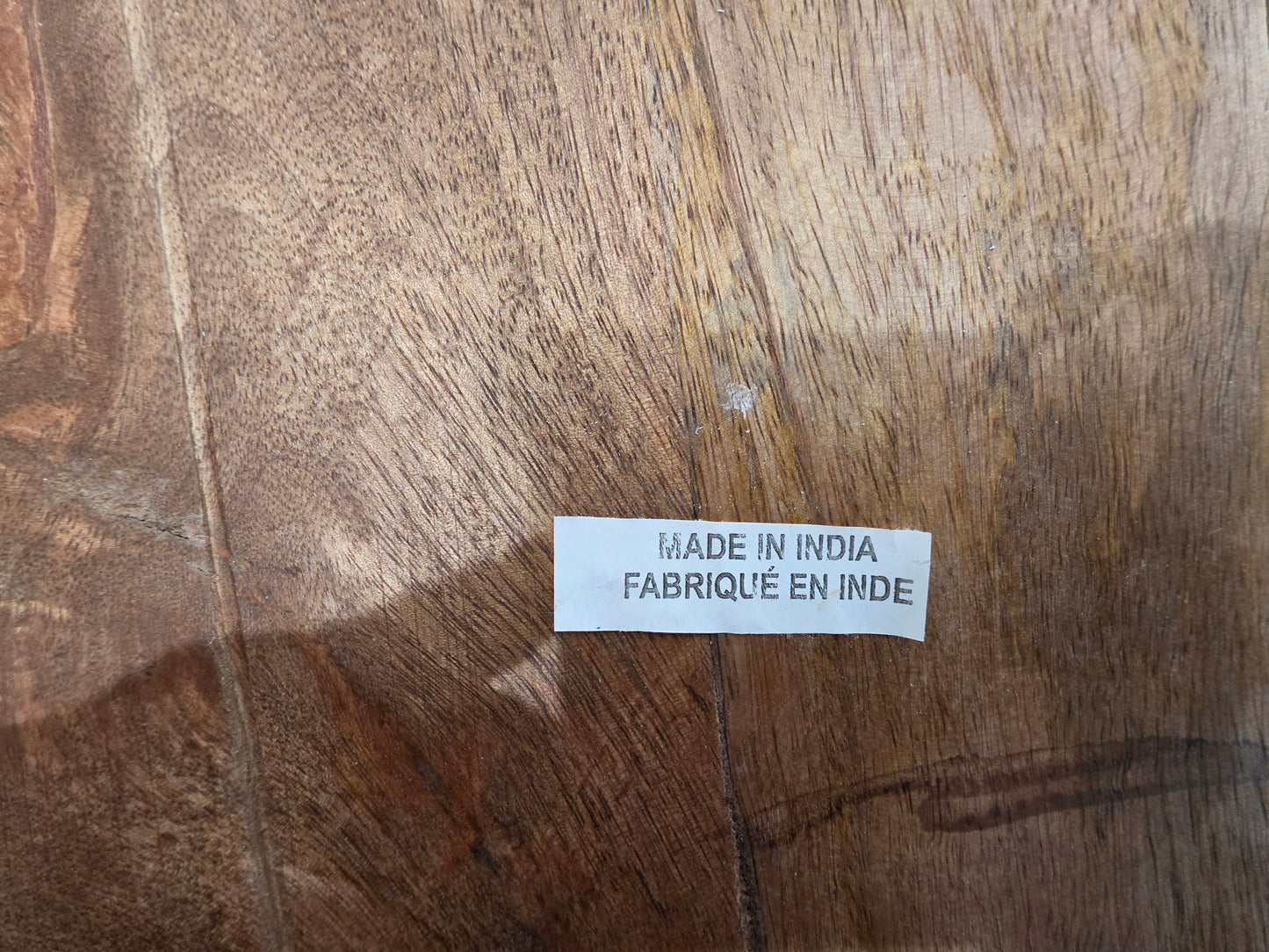 Vintage 1980 Drum Table Mango Wood India CSHW