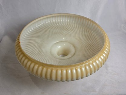 Vintage 1940s Torchiere Lamp Shade Cream CSHW
