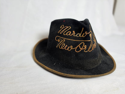 Vintage 1950s New Orleans Mardi Gras Hat CSHW