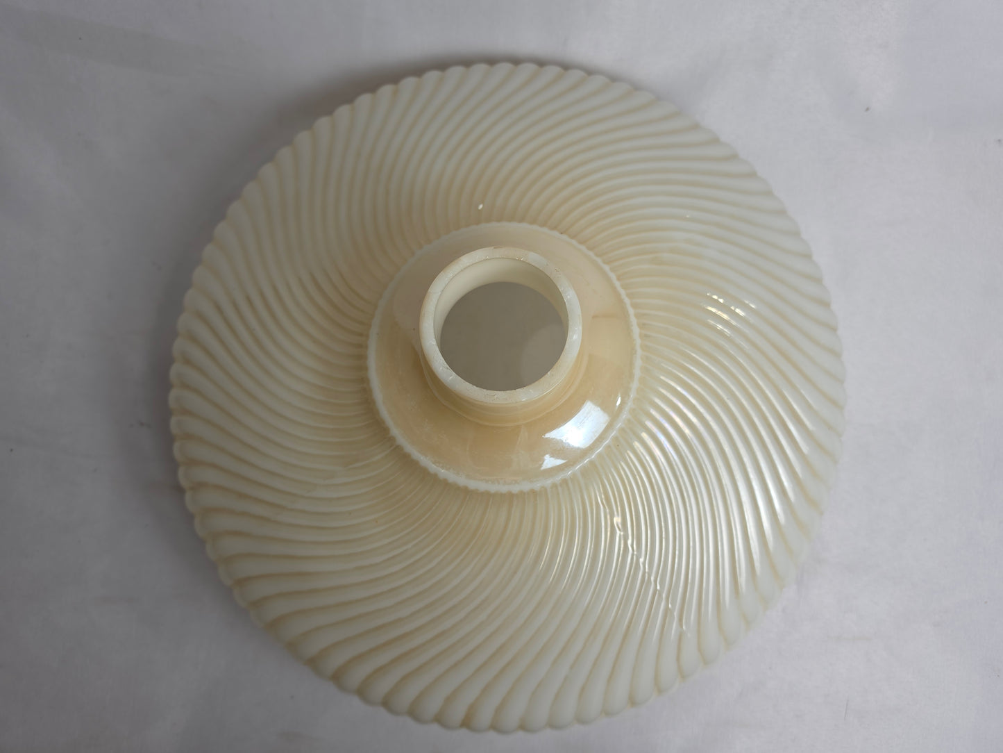 Vintage 1940s Torchiere Lamp Shade Cream CSHW