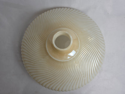 Vintage 1940s Torchiere Lamp Shade Cream CSHW