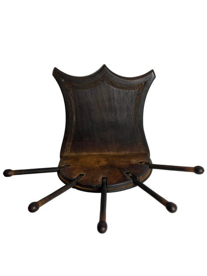 Vintage 1910 Wooden Tie Holder CSHW