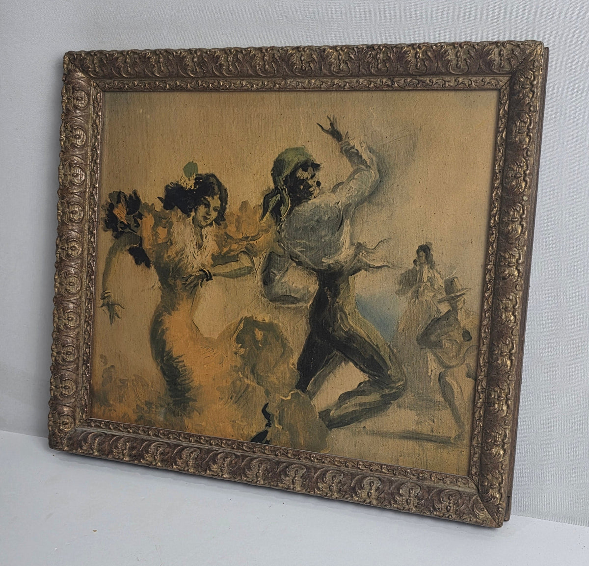 Vtg. Flamenco Dancer Print