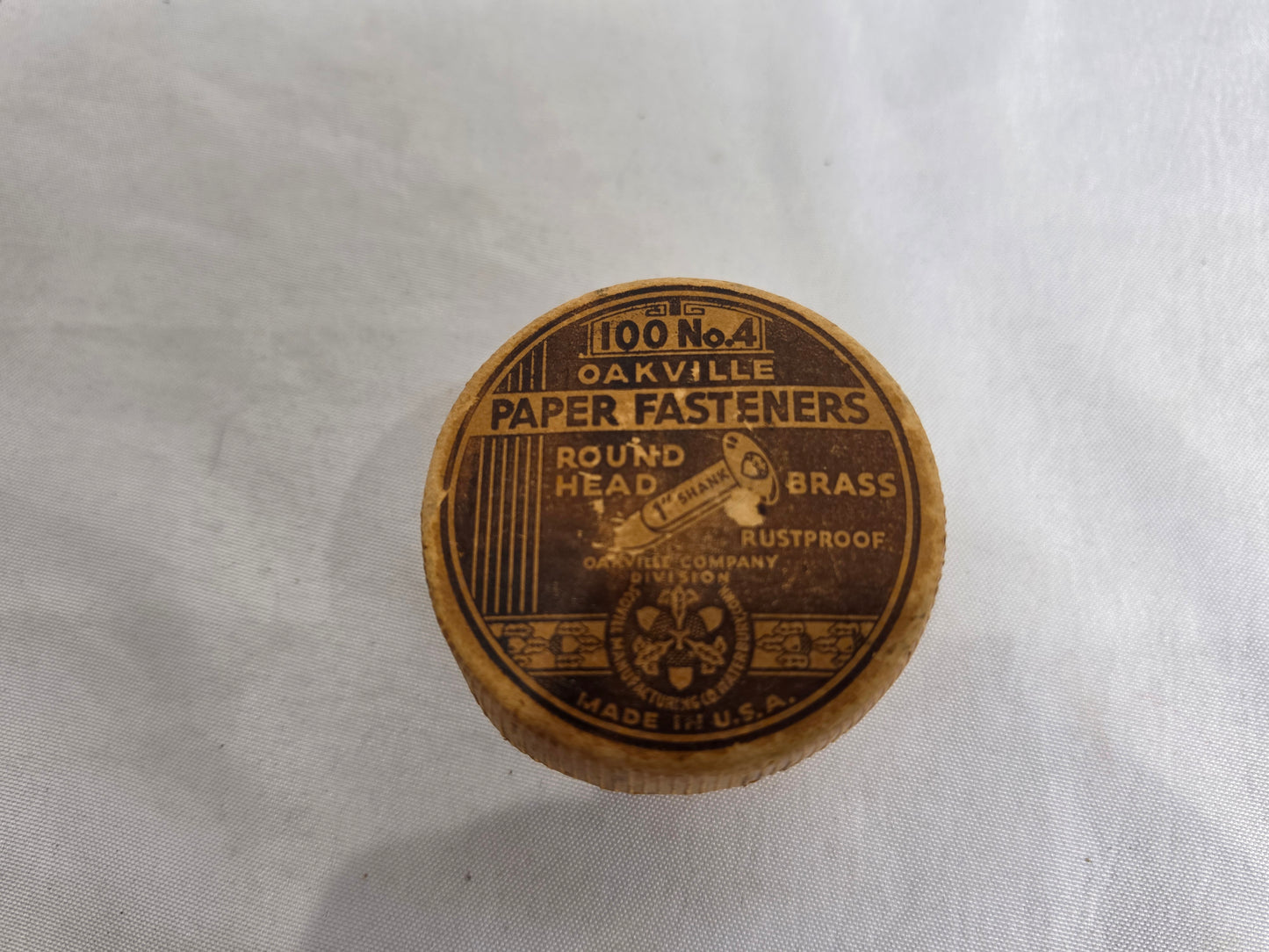 Vintage Oakville Paper Fasteners CSHW