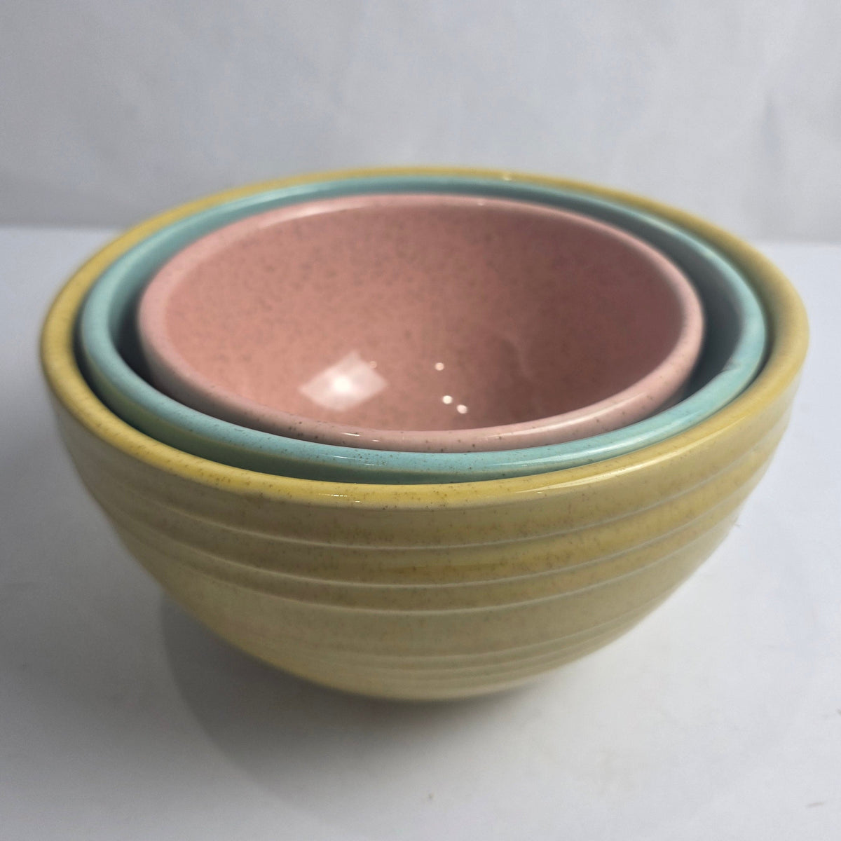 Set of 3 McCoy Pottery Nesting Bowls