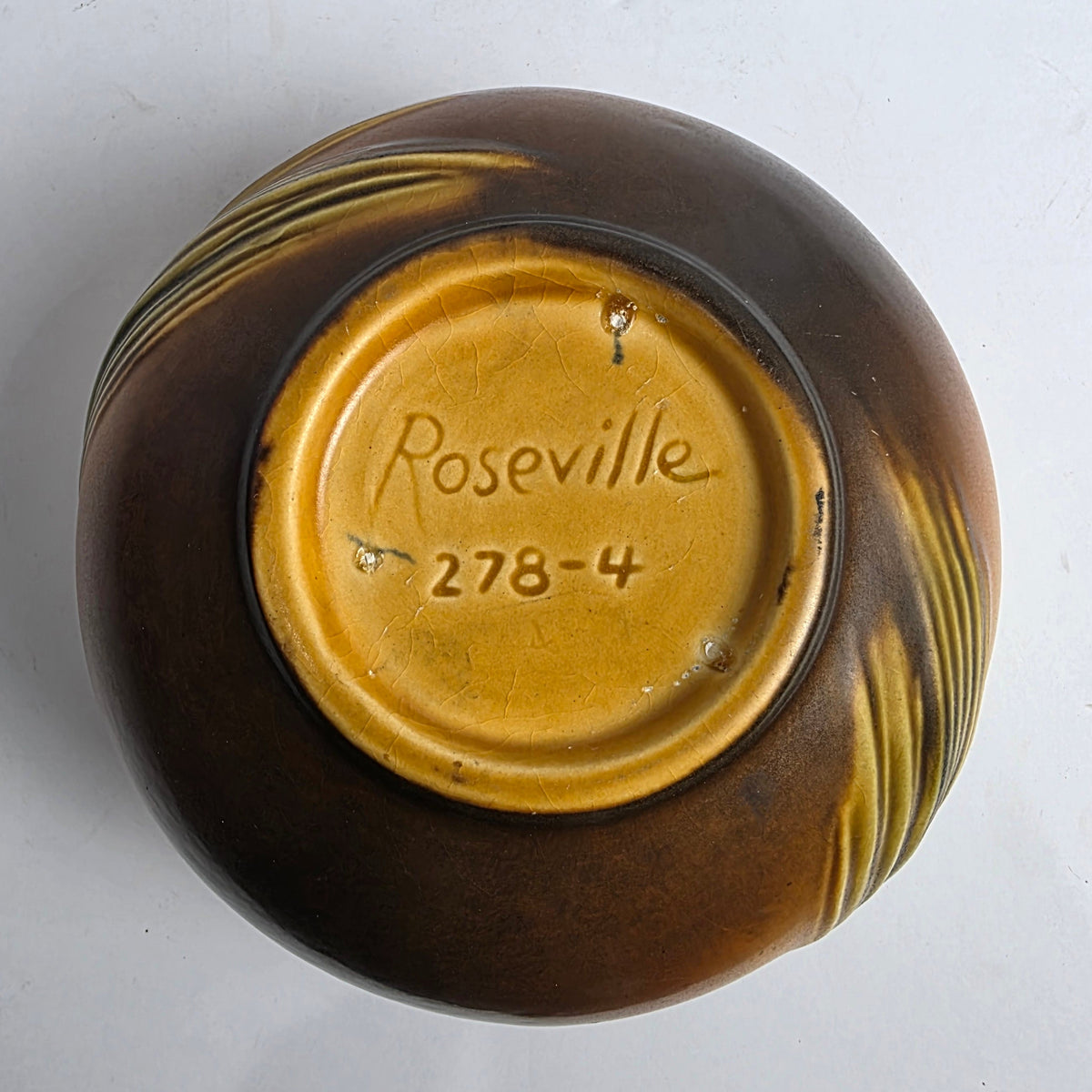 Vtg. Roseville Autumnal Bowl