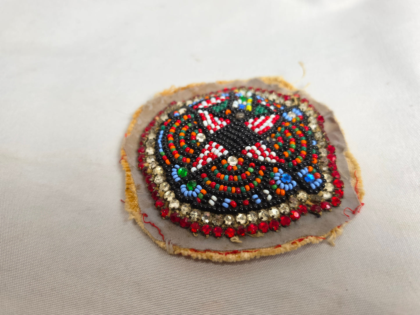 Vintage 1940s Mardi Gras Indian Patch CSHW