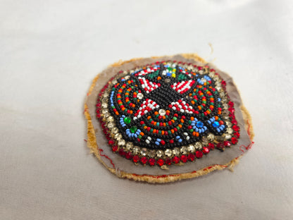 Vintage 1940s Mardi Gras Indian Patch CSHW