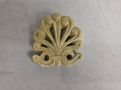 Vintage 1980s Shell Sconce CSHW