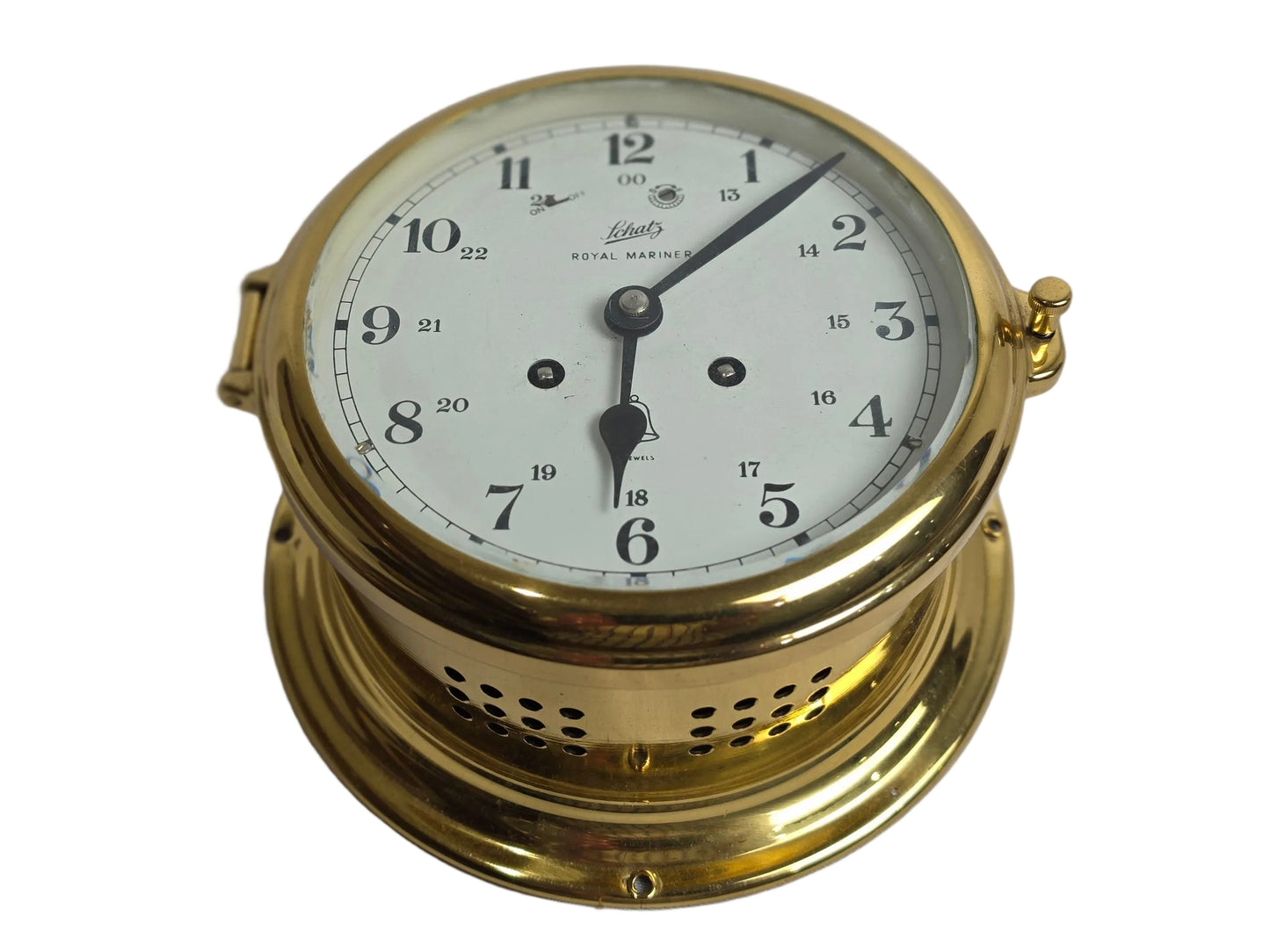 Vintage 1940s Clipper Clock Schatz Royal CSHW