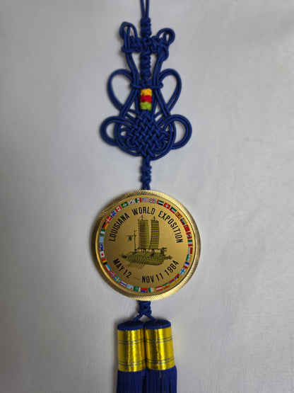 Vintage 1984 Louisiana World Exposition Medallion CSHW