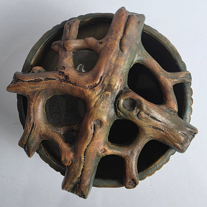 Vtg. Weller Pottery Planter Frog