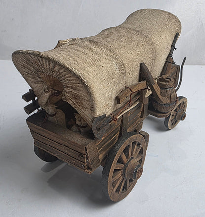 Vtg. Hand-made Covered Wagon