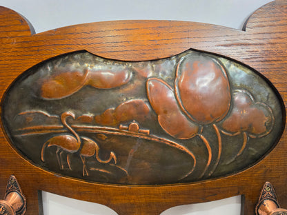 Vintage Art Nouveau Hat & Coat Rack CSHW