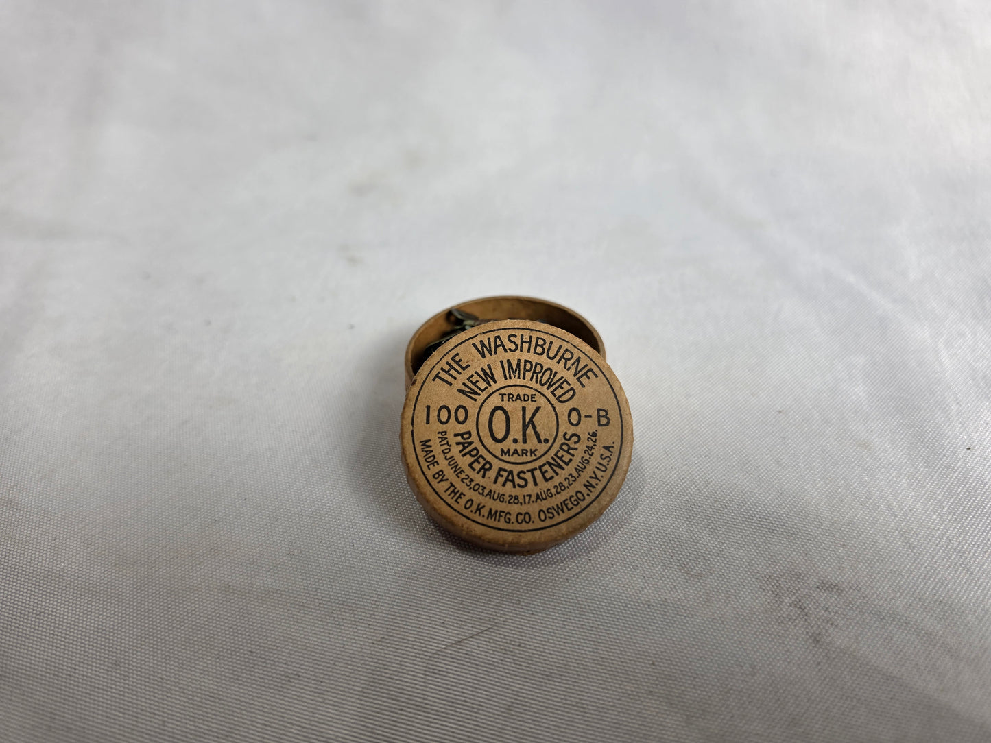 Vintage 1920s O.K. Paper Fasteners CSHW