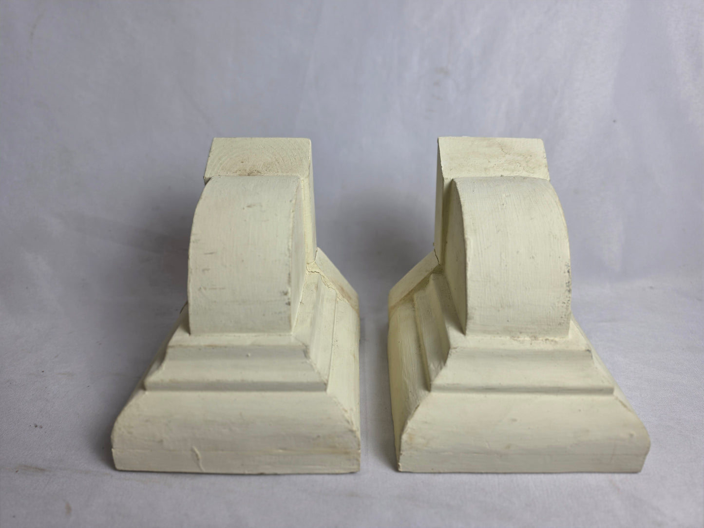 Vintage Wooden Shelves Pair CSHW