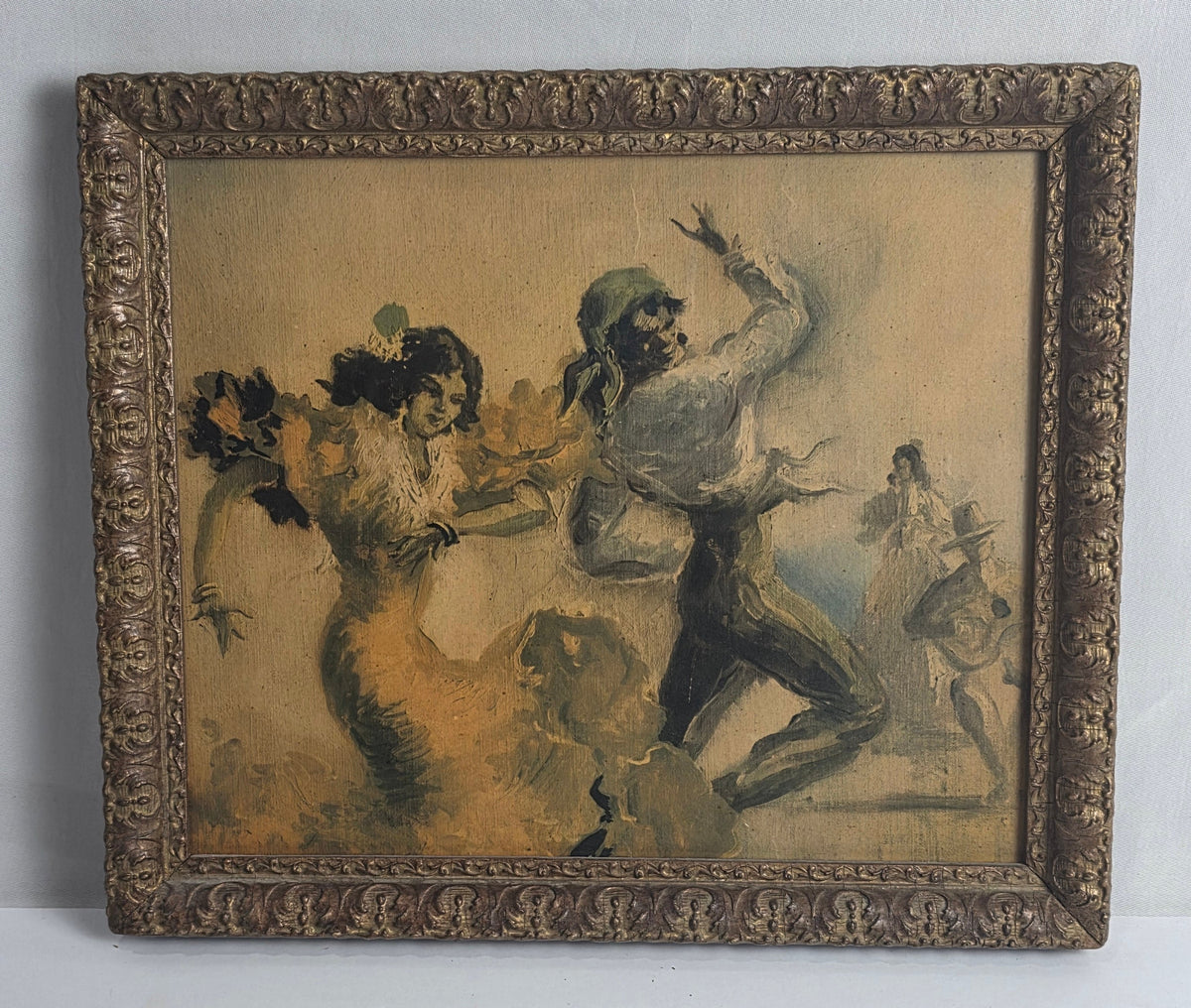 Vtg. Flamenco Dancer Print
