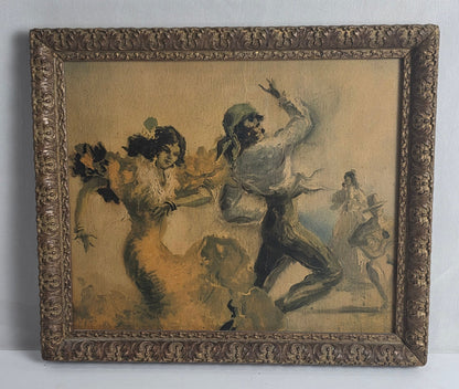 Vtg. Flamenco Dancer Print
