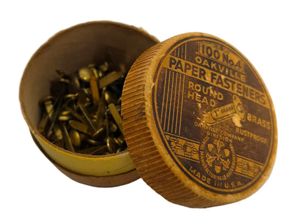 Vintage Oakville Paper Fasteners CSHW