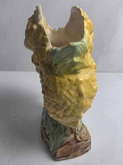 Vtg. McCoy Yellow Mums Vase
